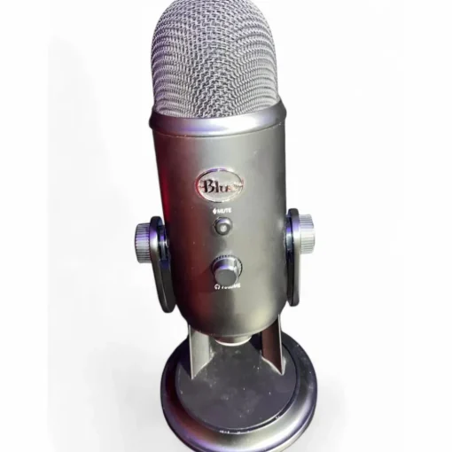 Used Blue YETI BLACKOUT USB Microphone