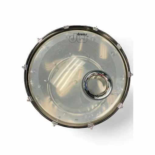 Used DW 3 piece Design Series Acrylic Clear Drum Kit