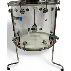 Used DW 16X16 Design SeriesAcrylic Clear Drum