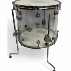 Used DW 16X16 Design SeriesAcrylic Clear Drum