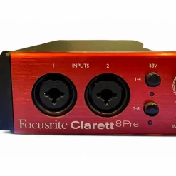 Used Focusrite Clarett 8Pre USB Audio Interface