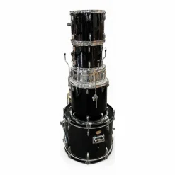 Used Groove Percussion 5 piece Unknown Black Drum Kit