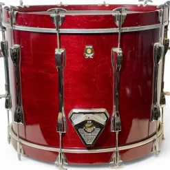 Used Ludwig 5 Piece Classic Maple cherry kick / black cortex toms Drum Kit
