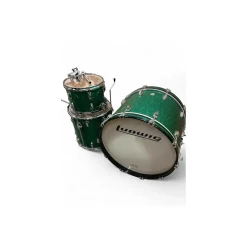 Used Ludwig 3 piece Classic Maple GREEN Drum Kit