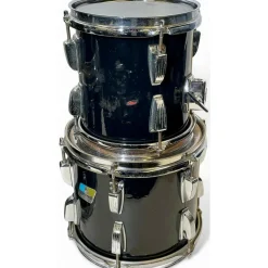 Used Ludwig 5 Piece Classic Maple cherry kick / black cortex toms Drum Kit