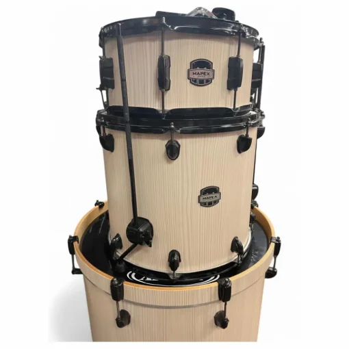 Used Mapex 5 Piece Mars Alpine White Drum Kit