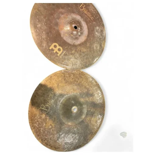 Used MEINL 13in BYZANCE EXTRA DRY MEDIUM HATS Cymbal