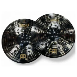 Used MEINL 14in Classic Custom DARK Hi Hat Pair Cymbal