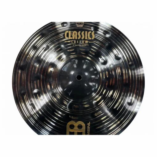 Used MEINL 14in Classic Custom DARK Hi Hat Pair Cymbal