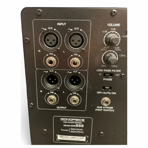 Used Monoprice 605999 Subwoofer