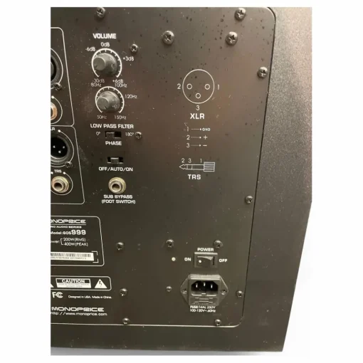 Used Monoprice 605999 Subwoofer