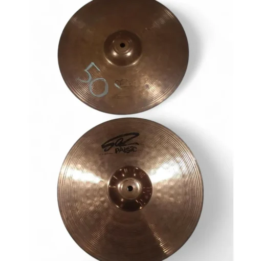 Used Paiste 14in 502 Hi Hat Pair Cymbal