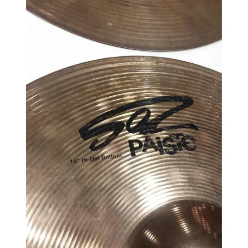 Used Paiste 14in 502 Hi Hat Pair Cymbal