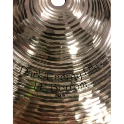 Used Paiste 14in Signature Dark Energy Hi Hat MK I Bottom Cymbal