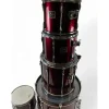 Used Pearl 5 piece Export Wine Red Drum Kit