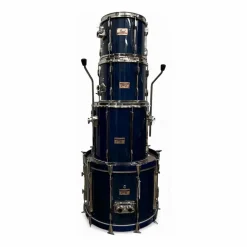 Used Pearl 4 piece MLX Sheer Blue Drum Kit
