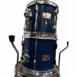 Used Pearl 4 piece MLX Sheer Blue Drum Kit