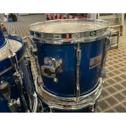Used Pearl 4 piece MLX Sheer Blue Drum Kit
