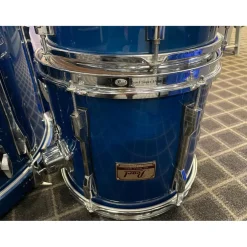 Used Pearl 4 piece MLX Sheer Blue Drum Kit
