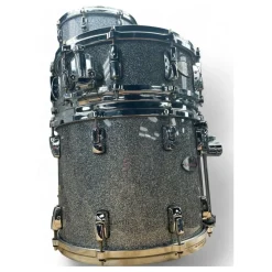 Used Pearl 5 Piece Reference Series Silver Sparkle Drum Kit