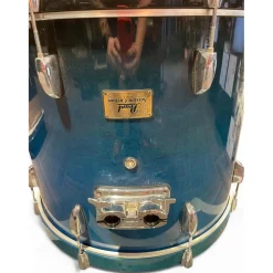 Used Pearl 4 Piece SESSION CUSTOM AQUA MARINE BLUE Drum Kit