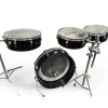 Used Remo 4 piece Legero Black Drum Kit