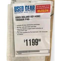 Used Roland KD140BC Trigger Pad