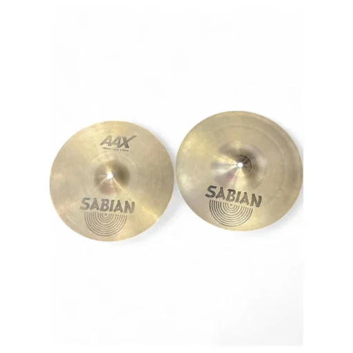 Used SABIAN 14in AAX Metal Hi Hat Pair Cymbal