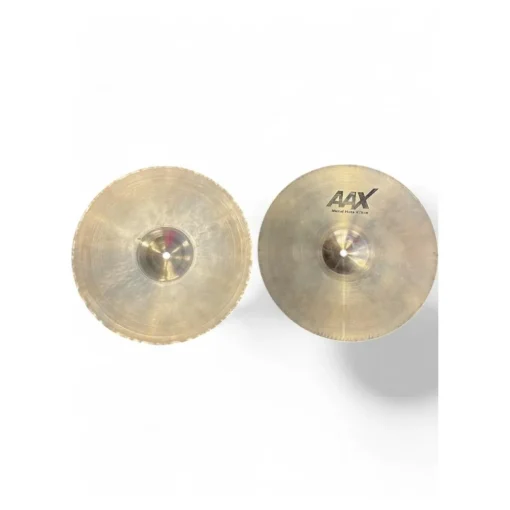 Used SABIAN 14in AAX Metal Hi Hat Pair Cymbal