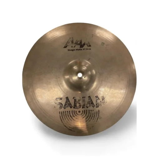 Used SABIAN 14in AAX Stage Hi Hat Pair Cymbal
