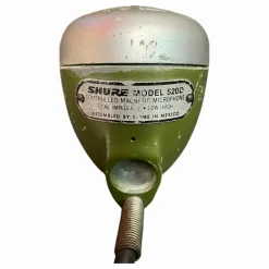 Used Shure 520D Green Bullet Dynamic Microphone