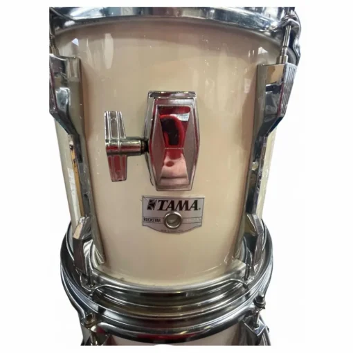Used TAMA 4 Piece Rockstar Classic White Drum Kit