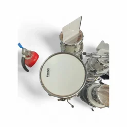 Used TAMA 4 Piece Rockstar Classic White Drum Kit