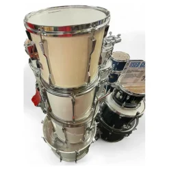 Used TAMA 4 Piece Rockstar Classic White Drum Kit