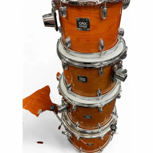 Used Yamaha 5 piece Oak Custom Honey Amber Drum Kit