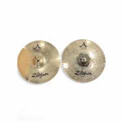 Used Zildjian 14in A Custom Hi Hat Pair Cymbal