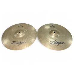 Used Zildjian 14in A Custom Hi Hat Pair Cymbal