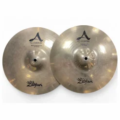 Used Zildjian 13in A Custom Hi Hat Pair Cymbal
