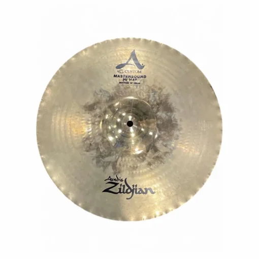 Used Zildjian 15in A Custom Mastersound Hi Hat Pair Cymbal