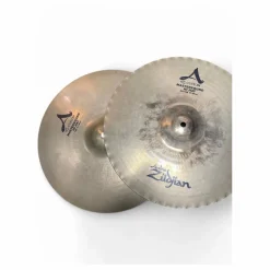 Used Zildjian 15in A Custom Mastersound Hi Hat Pair Cymbal