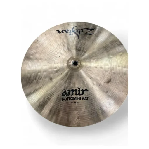 Used Zildjian 14in AMIR 14in HH Set Cymbal