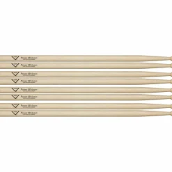 Vater Power 5B Acorn Drum Sticks - Buy 3, Get 1 Free Value Pack Wood