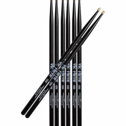 Vic Firth Buy 3 Pairs Black Extreme Drum Sticks, Get 1 Pair Free 5B Wood