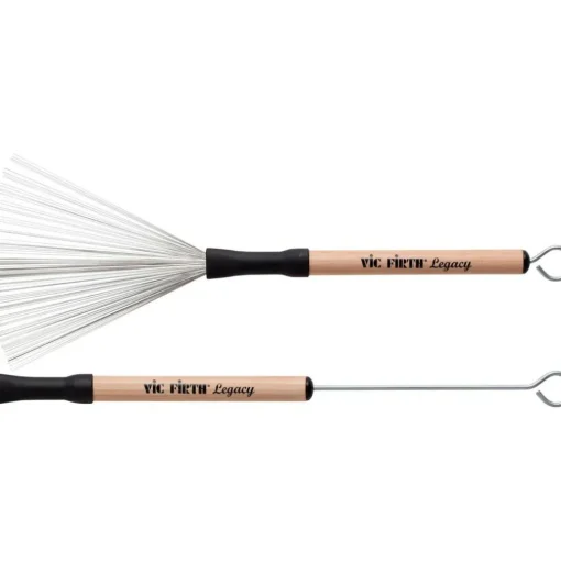 Vic Firth Legacy Wood Handle Retractable Brushes