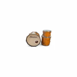 Vintage 1954 Slingerland 3 piece 1954 RADIO KING ORANGE SPARKLE Drum Kit