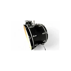 Vintage 1970s Ludwig 3 piece 3 PC KIT Black Drum Kit