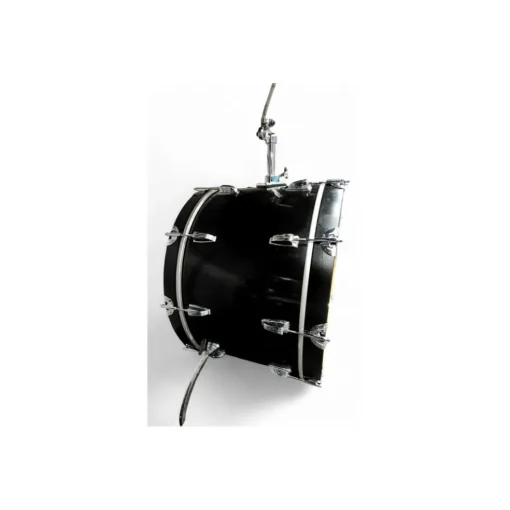 Vintage 1970s Ludwig 3 piece 3 PC KIT Black Drum Kit