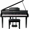 Williams Symphony Grand II Digital Micro Grand Piano With Bench Black 88 Key
