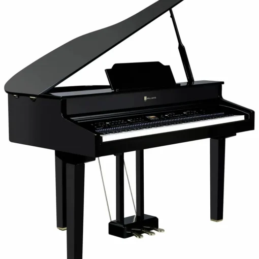 Williams Symphony Grand II Digital Micro Grand Piano With Bench Black 88 Key
