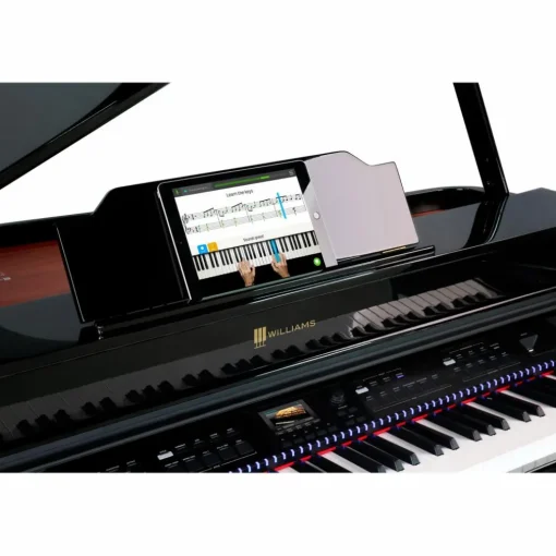 Williams Symphony Grand II Digital Micro Grand Piano With Bench Black 88 Key